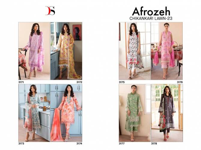 Afrozeh By Deepsy Suits Pakistani Dress Material Catalog